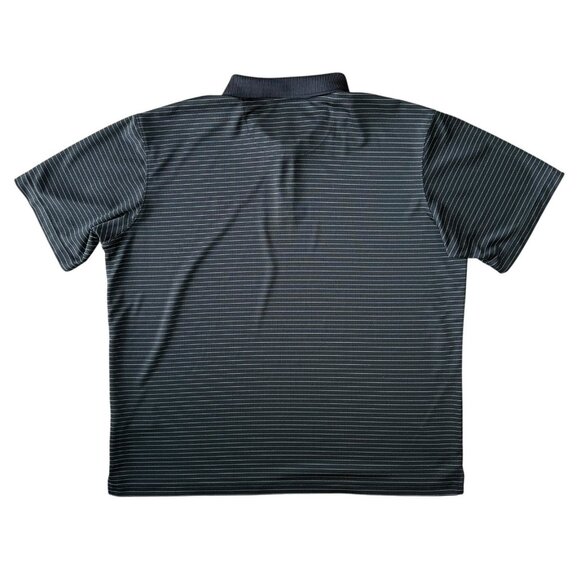 Columbia Utilizer Polo Short Mens 2X Omni Shade Wicking Black Striped - Picture 3 of 5